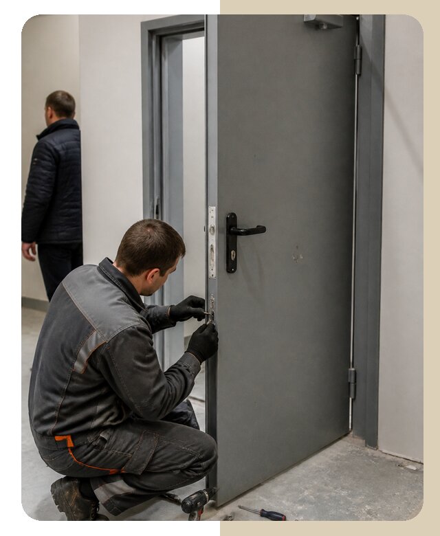 Ремонт противопожарной двери в Симферополе по цене 6752 р. | Дверной